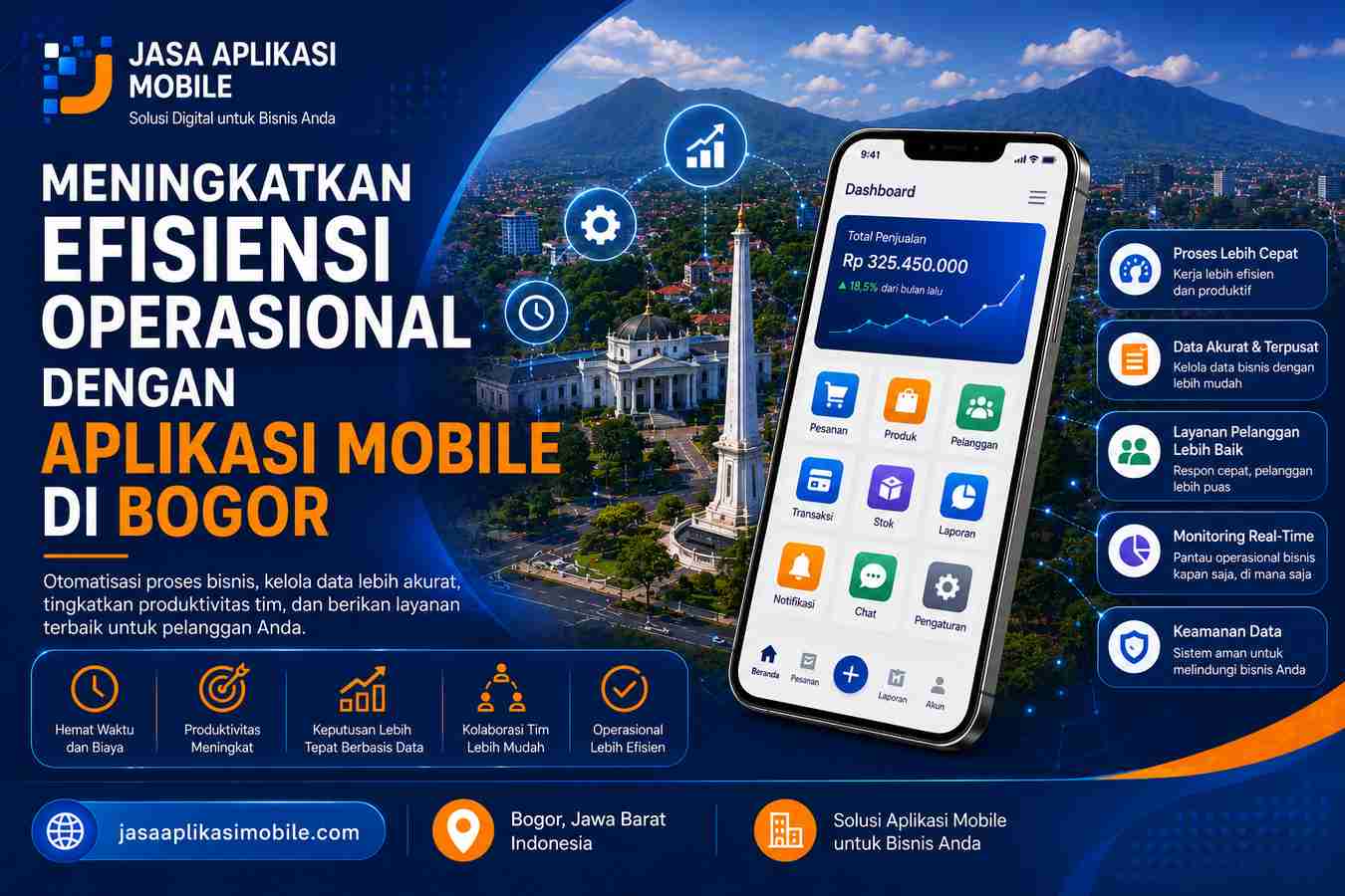 Meningkatkan Efisiensi Operasional dengan Aplikasi Mobile di Bogor